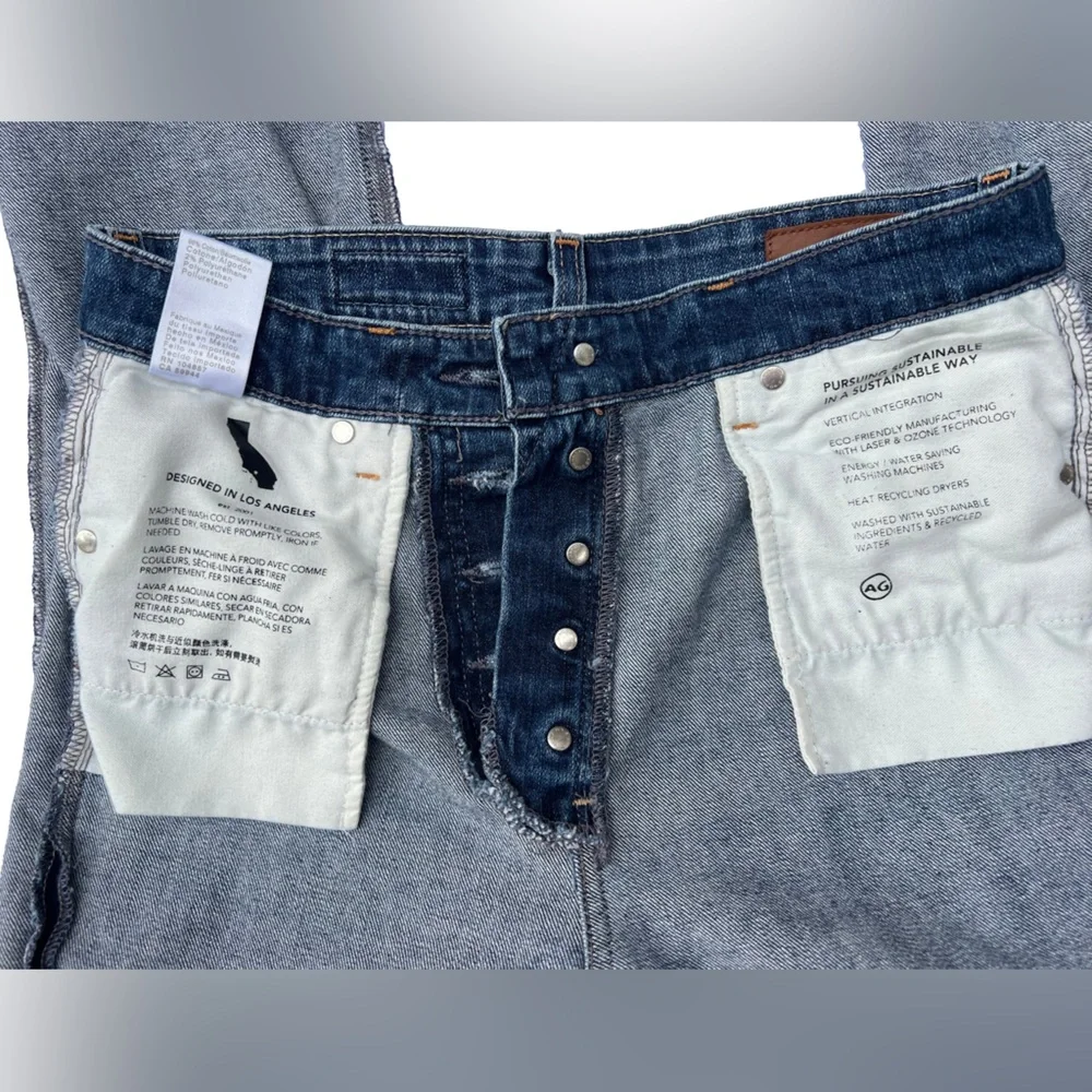 AG Adriano Goldschmied Alexxis Slim Straight Leg Jeans size 27 - Picture 7 of 9